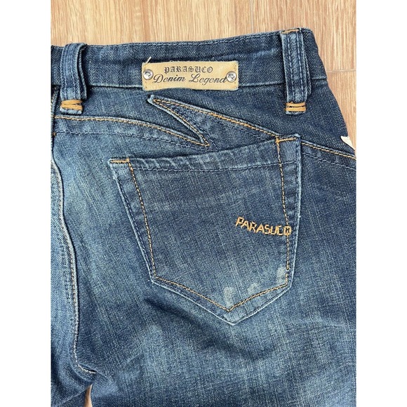 Parasuco Legend Stretch Bootcut Distressed Jeans Womens SZ 28 X 32 - Picture 6 of 6